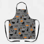 Happy Halloween Pattern Schürze (Vorderseite)