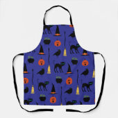 Happy Halloween Pattern Schürze (Vorderseite)