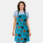 Happy Halloween Pattern Schürze (Getragen)