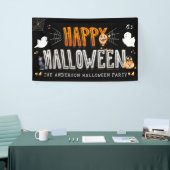 Happy Halloween | Personalisiertes Halloween-Party Banner (Messeveranstaltung)