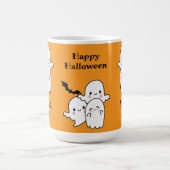 Happy Halloween Personalize NAME Ghosts Bat Kaffeetasse (Mittel)