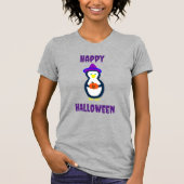 Happy Halloween Pinguin T-Shirt (Vorderseite)