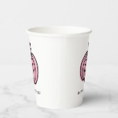 Happy Halloween Pink Pumpkin Pappbecher (Rechts)