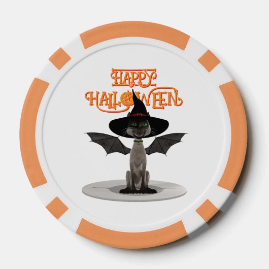 Happy Halloween. Pokerchips (Rückseite)
