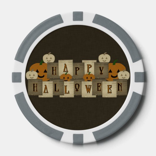 Happy Halloween Pokerchips (Vorderseite)