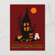 Happy Halloween Postcard