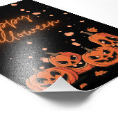 Happy Halloween Postcard Fotodruck (Ecke)