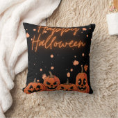 Happy Halloween Postcard Kissen (Decke)