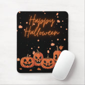Happy Halloween Postcard Mousepad (Mit Mouse)