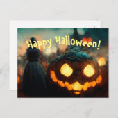 Happy Halloween Postcard Postkarte (Vorne/Hinten)