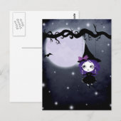 Happy Halloween Postcard Postkarte (Vorne/Hinten)