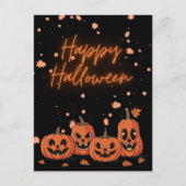 Happy Halloween Postcard Postkarte (Vorderseite)