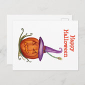 Happy Halloween Postcard Postkarte (Vorne/Hinten)