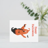Happy Halloween Postcard Postkarte (Stehend Vorderseite)