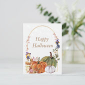 Happy Halloween Postcard Postkarte (Stehend Vorderseite)