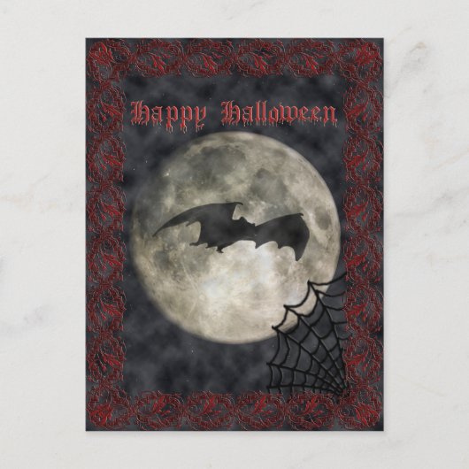Happy Halloween PostCard Postkarte (Vorderseite)