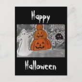 Happy Halloween Postcard Postkarte (Vorderseite)