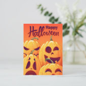 Happy Halloween Postcard Postkarte (Stehend Vorderseite)