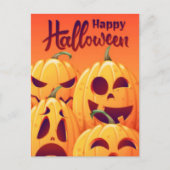 Happy Halloween Postcard Postkarte (Vorderseite)