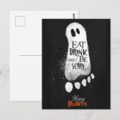 Happy Halloween Postcard Postkarte (Vorne/Hinten)