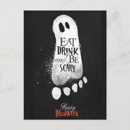 Happy Halloween Postcard Postkarte (Vorderseite)