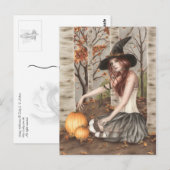 Happy Halloween Postcard Postkarte (Vorne/Hinten)