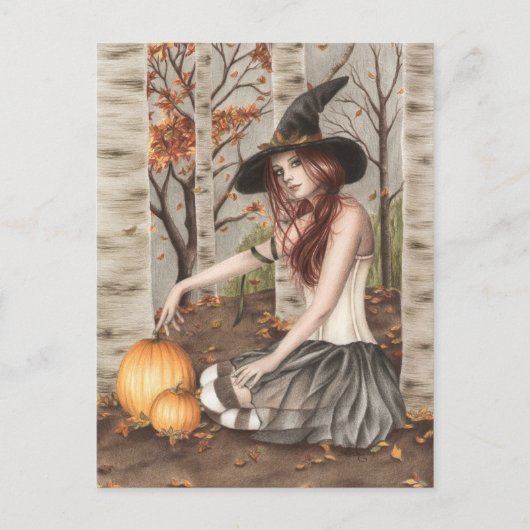 Happy Halloween Postcard Postkarte (Vorderseite)