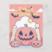 Happy Halloween Postcard Postkarte (Vorderseite)