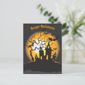 Happy Halloween PostCard Postkarte (Stehend Vorderseite)