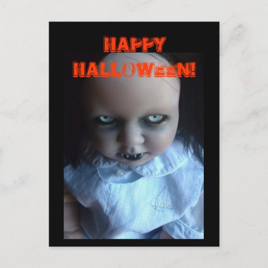 Happy Halloween Postcard Postkarte (Vorderseite)