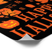Happy Halloween Poster (Ecke)