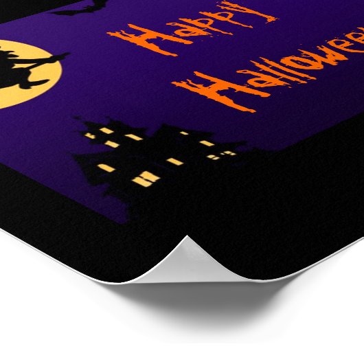 Happy Halloween Poster (Ecke)