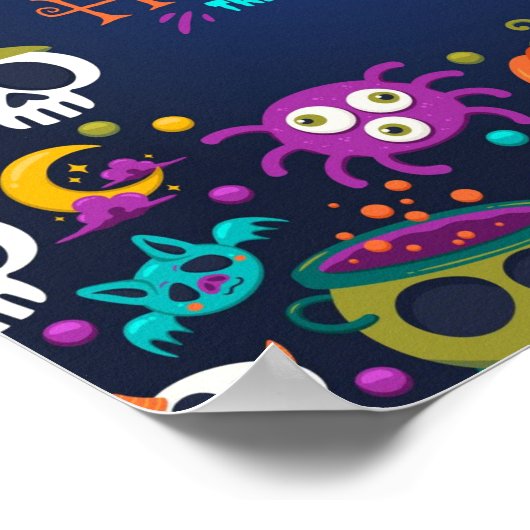 Happy Halloween Poster (Ecke)