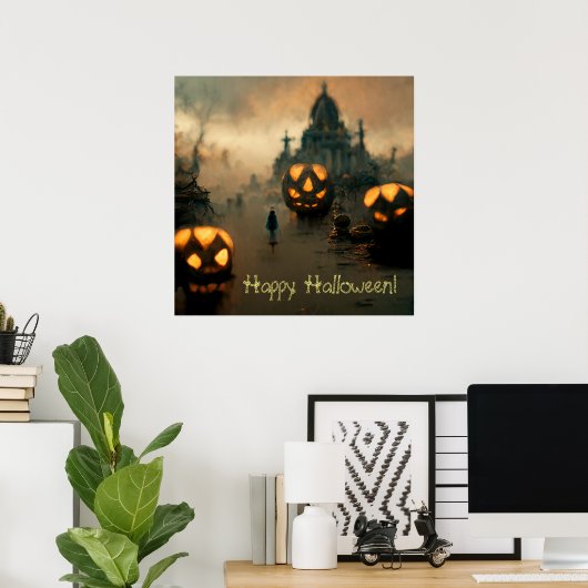 Happy Halloween Poster (Heimbüro)