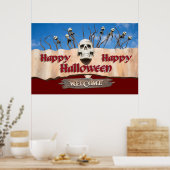 Happy Halloween Poster (Küche)