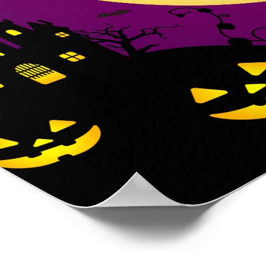 Happy halloween poster (Ecke)