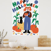 Happy Halloween Poster (Küche)