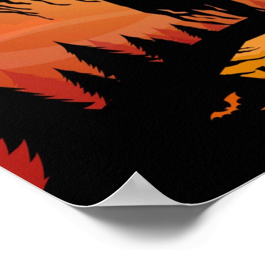 Happy Halloween Poster (Ecke)