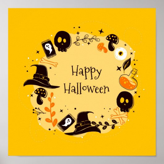Happy Halloween Poster (Vorne)