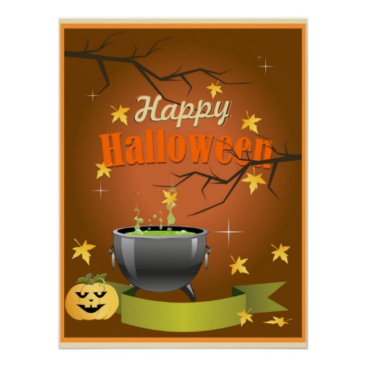 Happy Halloween Poster (Vorderseite)