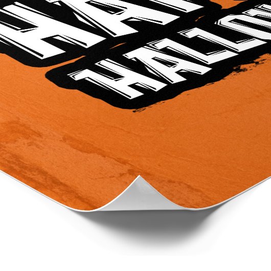 Happy Halloween Poster (Ecke)