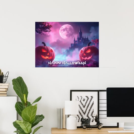 HAPPY HALLOWEEN POSTER (Heimbüro)