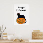 Happy Halloween Poster (Küche)