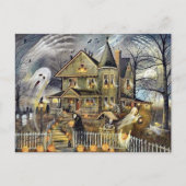 Happy Halloween Postkarte (Vorderseite)