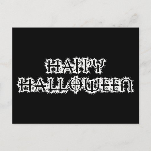 Happy Halloween Postkarte (Vorderseite)
