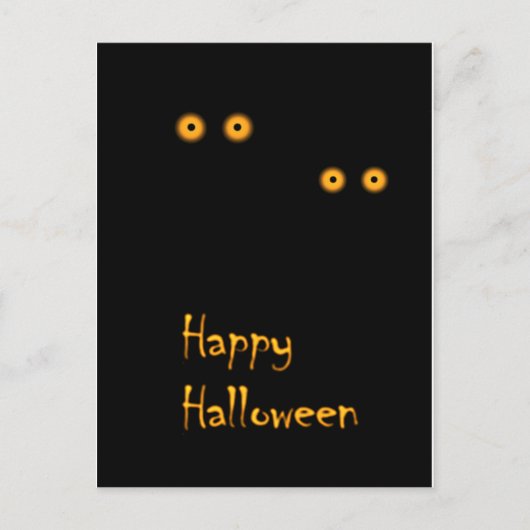 Happy Halloween Postkarte (Vorderseite)