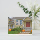 Happy Halloween Postkarte (Stehend Vorderseite)