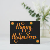 Happy Halloween Postkarte (Stehend Vorderseite)
