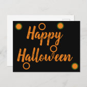 Happy Halloween Postkarte (Vorne/Hinten)