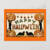 Happy Halloween Postkarte (Vorderseite)